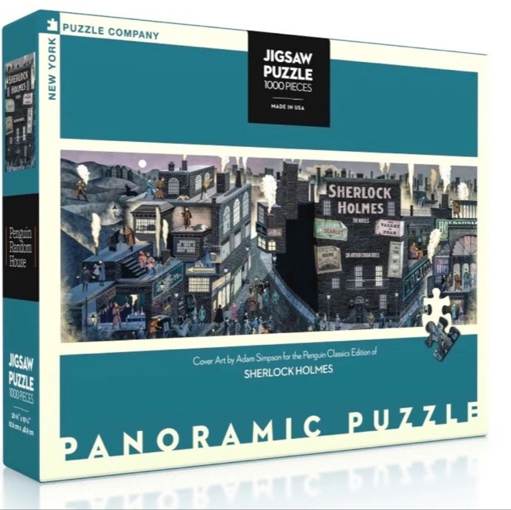 Sherlock Holmes 1000 piece Panoramic  Puzzle